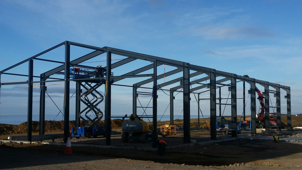 Víðimóar 8, nýtt aðstöðuhús hjá Trésmiðjunni Rein