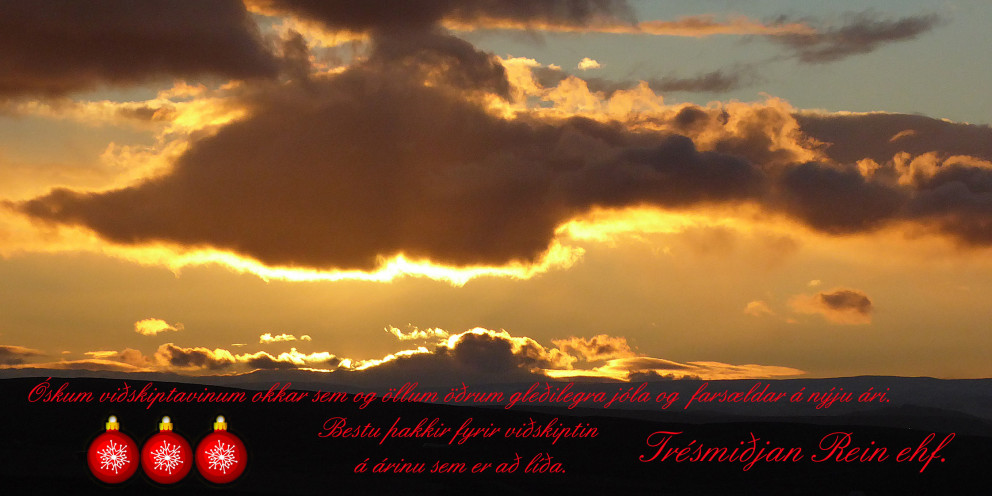 Hér gefur að líta útsýnið sem skrifstofufólkið hjá Trésmiðjunni þarf að lifa við í vinnunni.