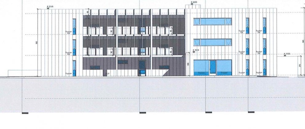 Útgarður 2, útlit til norðurs