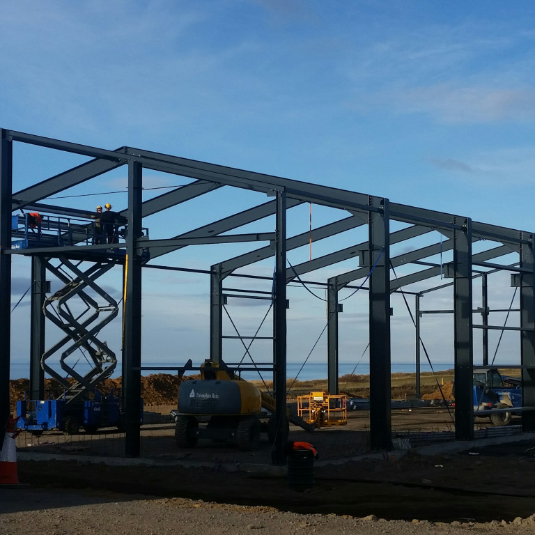 Víðimóar 8, nýtt aðstöðuhús hjá Trésmiðjunni Rein