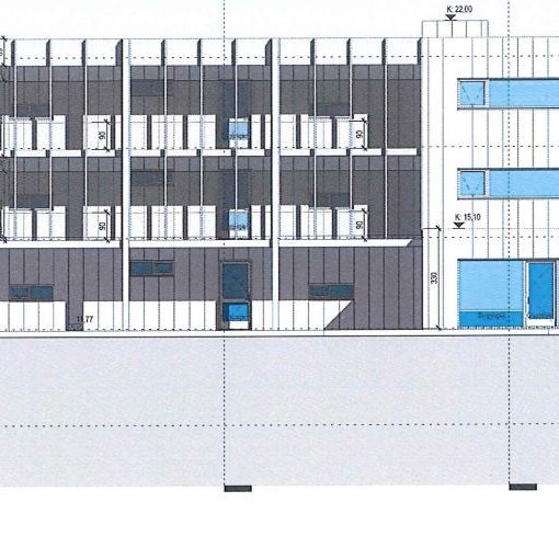 Útgarður 2, útlit til norðurs