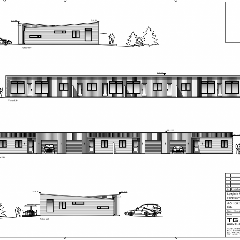Lyngholt 32-40, útlitsmynd